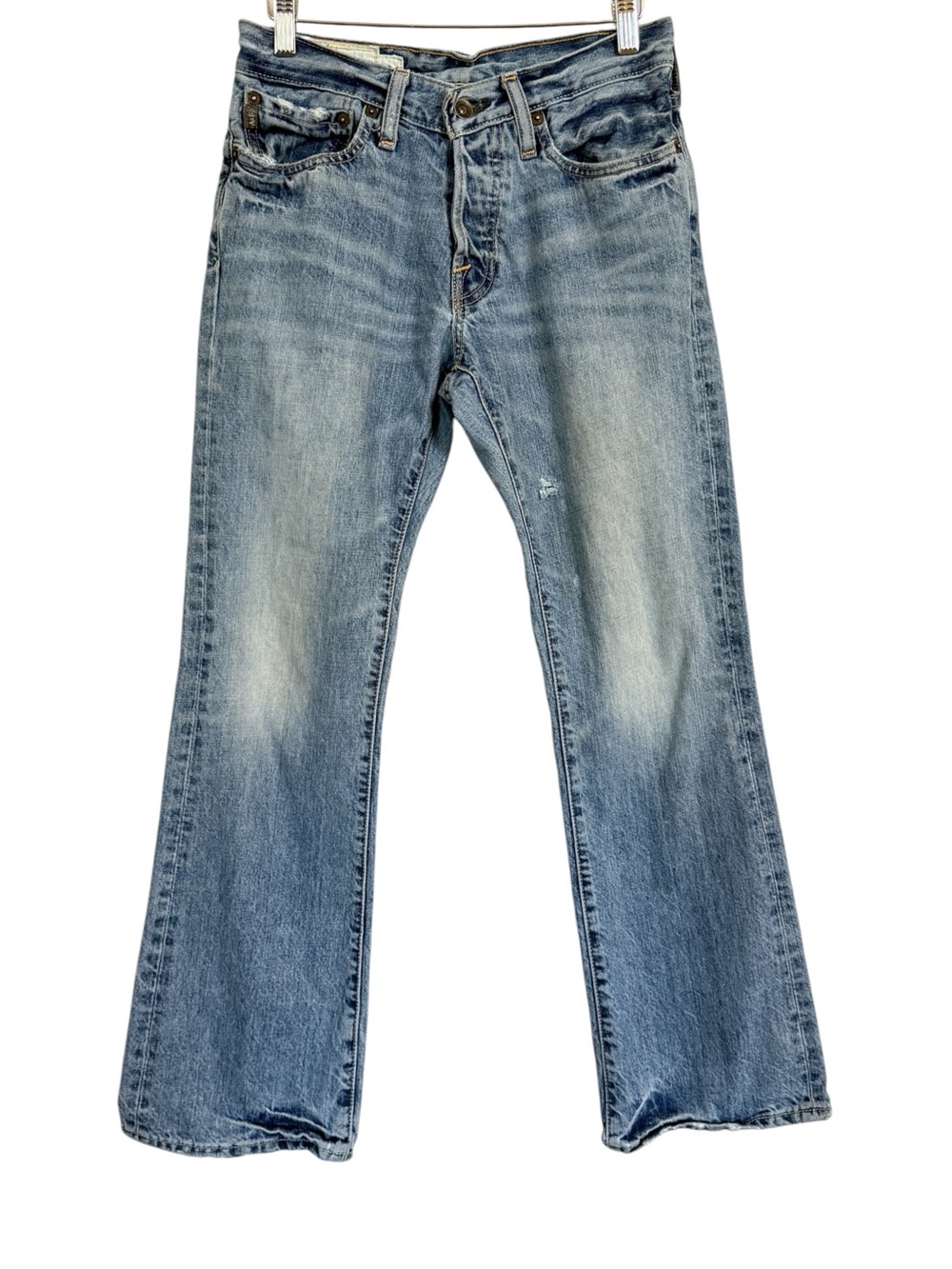 Abercrombie & Fitch Baxter Low Rise Slim Boot Jeans Y2K Distressed Men’s W28 L30